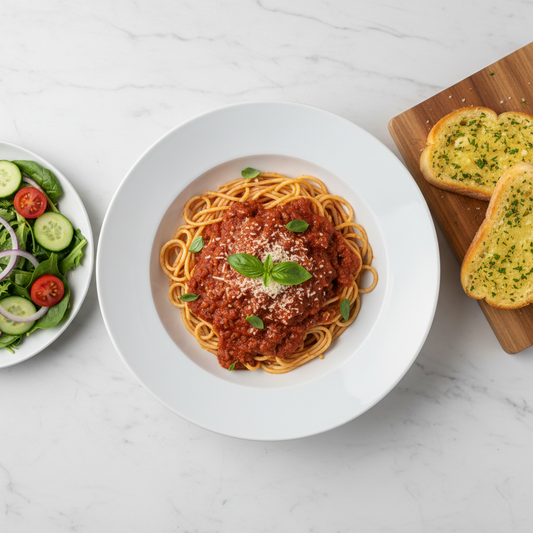 Classic Spaghetti & Meat Sauce Family Tray